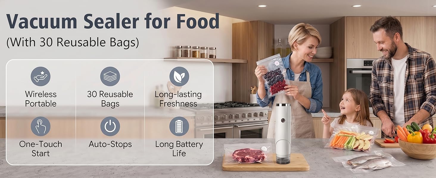 Handheld Vacuum Sealer for Food