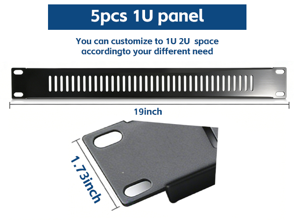 1U Blank Panel