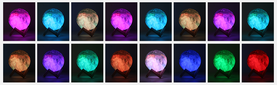 3d star moon lamp