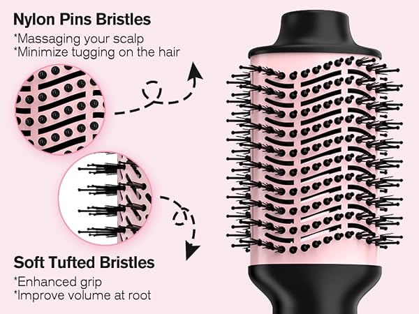 rotating hot air brush