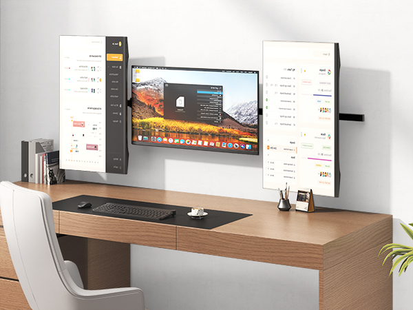 triple monitor arm