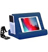 2pcs Multi-Angle Tablet Holder Cushion Stand with Net Pocket & Black Color Phone Stands Upgraded ...