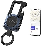 Keychain, Works with Apple Find My, Heavy Duty Keychain Bottle Opener, Carabiner Car Key Chains w...