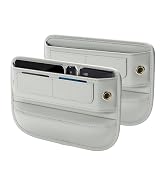 Owntow Premium Leather Car Seat Gap Filler Organizer, Universal Fit Interior Accessory with Card ...