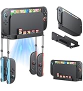 FASTSNAIL [Switch 1/2 Compatible Wall Mount for Nintendo Switch 2, Organizer for Switch 2025, She...
