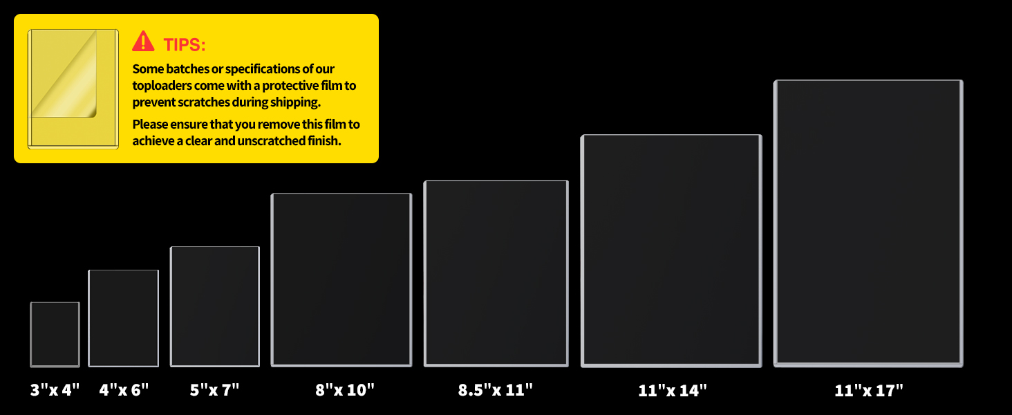 HYARUAT TOPLOADER SIZES