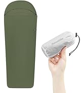 Naturehike 4.5oz Ultralight Washable Sleeping Bag Liner, Lightweight Adult Sleep Sack & Travel Sh...
