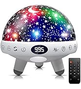 Night Lights for Kids Room with Sound Machine Baby Night Light Star Projector White Noise Machine...