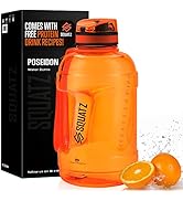 SQUATZ 78 Oz Poseidon Series Sports Water Bottle - Premium Quality Big Volume Wide Mouth protein ...