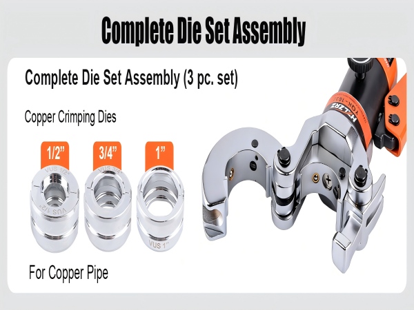 Three sets of molds
