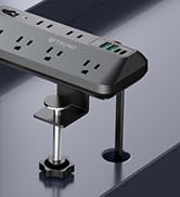 desk clamp power strip