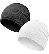 Gainlove 2 Pack Cooling Skull Caps for Men & Women, Breathable 3D Mesh Sweat Wicking Running Hat ...