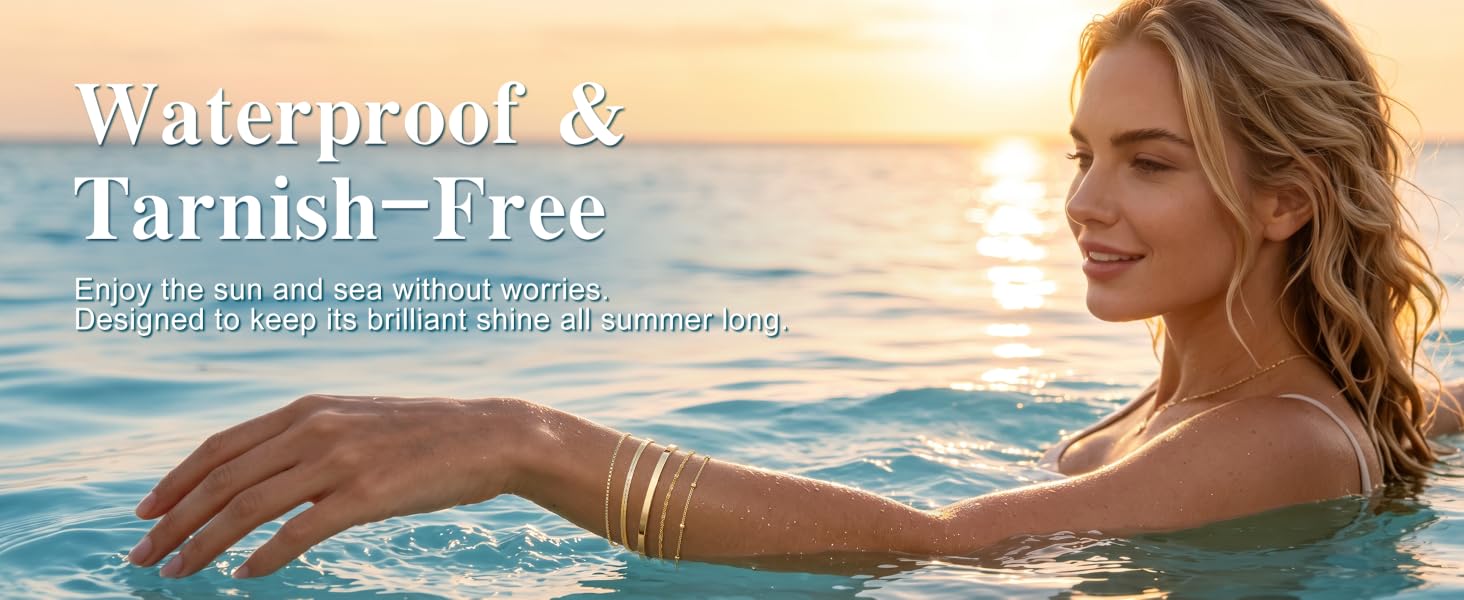 Waterproof & Tarnish-Free jewelry