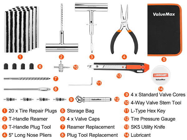 Universal Heavy Duty Car Tool Kit