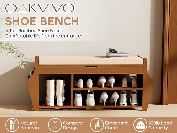 Shoe Bench with Storage