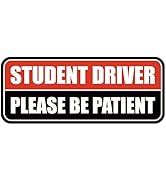 Student Driver Car Magnet, Teen Driver Magnet for Car, Please Be Patient Student Driver Magnet Re...