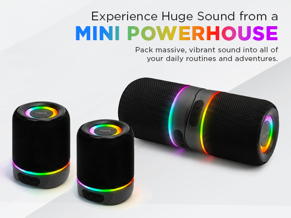 Experience huge sound from a mini powerhouse.
