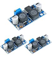 WWZMDiB 3 Pcs Automatic Buck Boost Converter DC to DC 4-32V to 1.5-35V Voltage stabilization Module