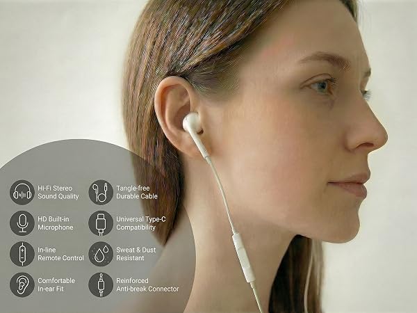 USB C Headphones for iPhone 17
