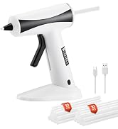 VEVOR Hot Glue Gun, Rechargeable Cordless Glue Gun, Mini Wireless Hot Glue Gun Kit with 2200mAh B...