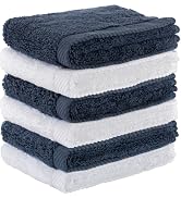 Mother-Earth Cotton Washcloths, Soft Face Towels, Absorbent Wash Cloths for Sensitive Skin