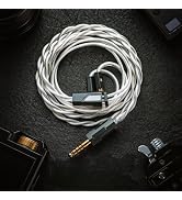 syeindunce Angelears x Yongse Whitesnake Edition IEM Cable, Sterling Silver+Silver Plated Single ...