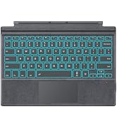MoKo Microsoft Surface Pro 7/Pro 6/Surface Pro 5 (Pro 2017)/Pro 4/Pro 3 Type Cover, Ultra-Slim Wi...