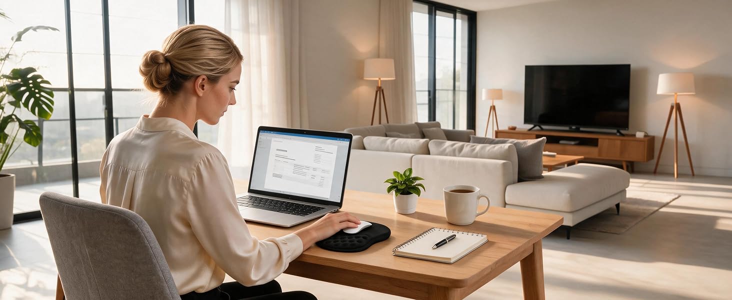 ergonomic mouse pad