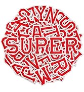 2 Inch Iron on Letters Patches for Fabric, Clothing, Hats, Bags, Red | Letters Patches for Clothe...