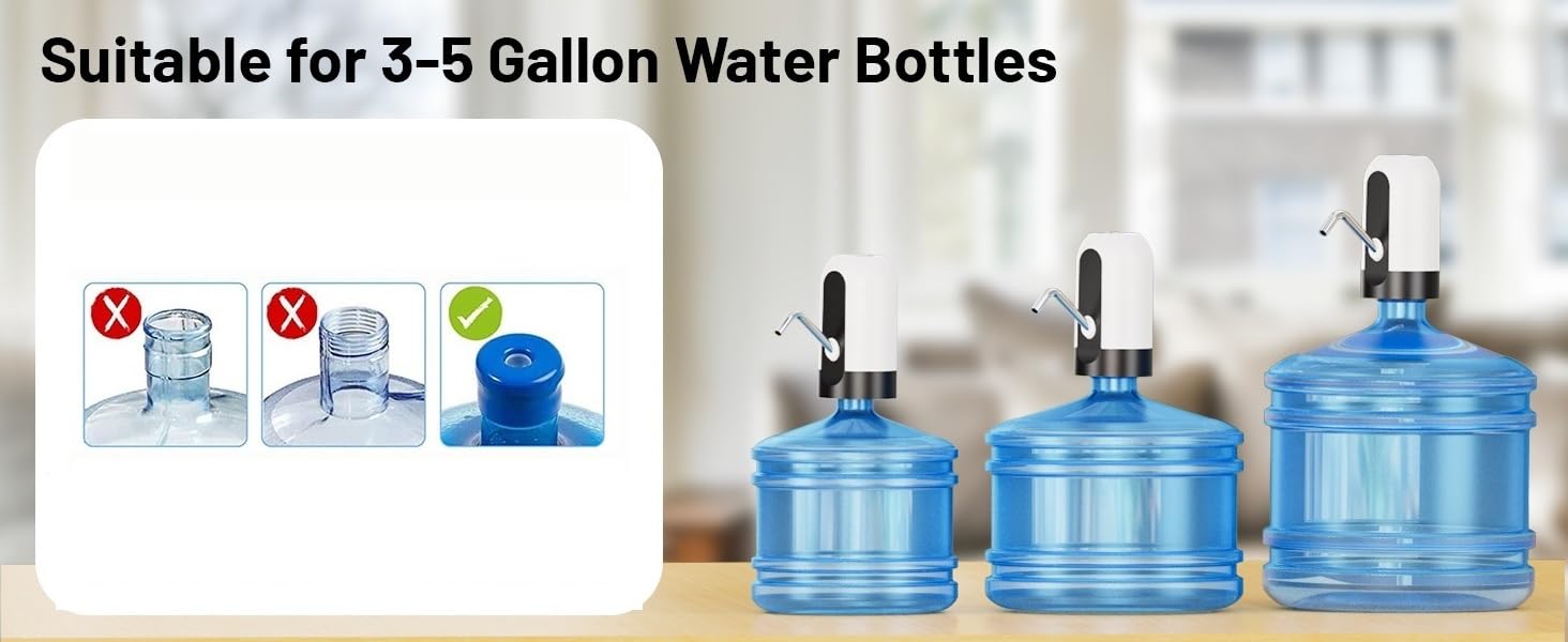 Portable Electric Water Dispenser USB Charging