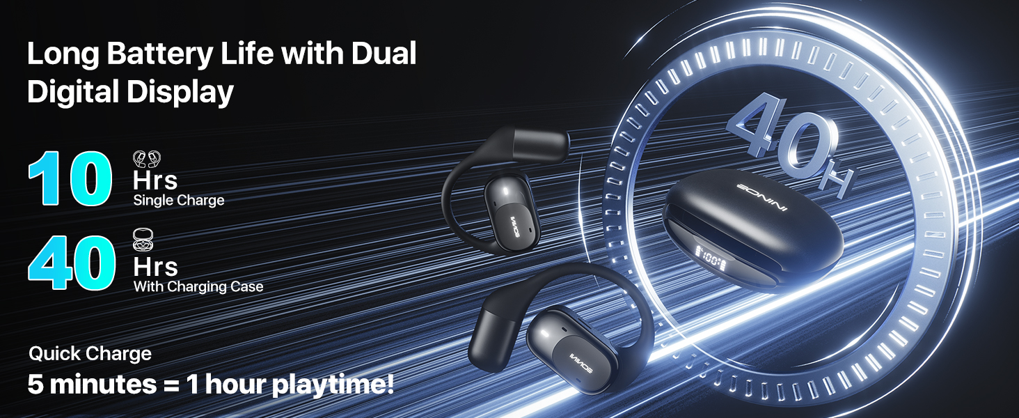wireless open ear earbuds