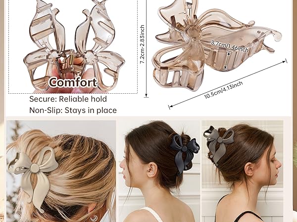 Cute Bow Claw Clips