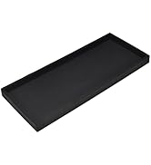 DNC Bathroom Counter Tray, 11.8" Silicone Vanity Tray, Kitchen Sink Soap Tray for Dish Holder Dis...