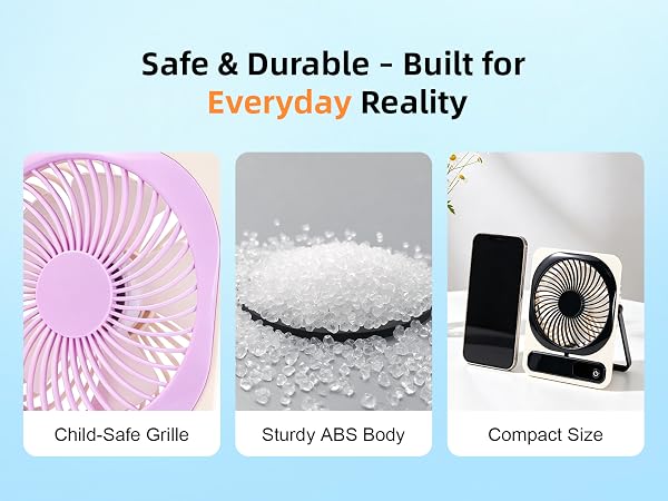 portable desk fan