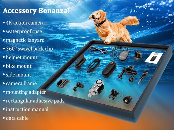 Wearable Body Camera 4K,Action Camera WiFi,Action Cameras,POV Camera 4K,Small Video Camera
