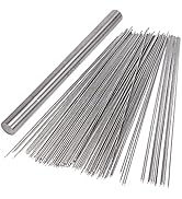 HAKSEN Kabob Skewers, 98PCS Grilling Metal Skewers Long BBQ Skewers Stainless Steel Roasting Stic...