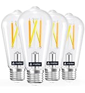 Linkind Matter Smart Light Bulb, ST19 (ST58) Smart Edison Bulbs, 2700K-6500K Warm White to Daylig...