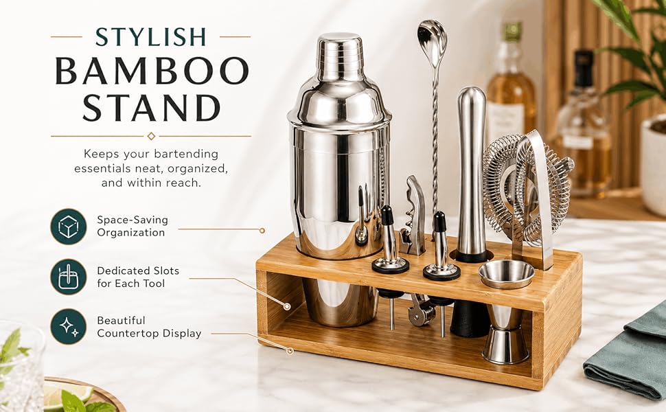 bar bar set cocktail shaker set bar accessories for the home martini shaker mixology bartender kit