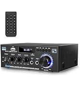 Daakro AK45 Amplifier Stereo Receiver Bluetooth 5.0 Power Amp 2 Channel 300W Home Audio Amplifier...