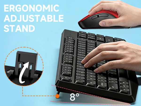 wireless mouse and keyboard combo