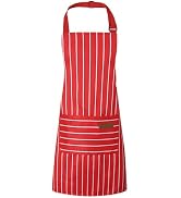 XLSXEXCL Stripes Kids Apron, Kids Cooking Aprons with 2 Pockets, Cute Kids Aprons for Cooking for...