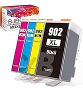 ejet Compatible 902XL Ink Cartridges Replacement for HP 902XL 902 XL HP 902 Ink Cartridges (Newes...