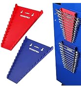 WORKPRO 2-Pack Magnetic Wrench Organizer, 12-Piece Wrench Holder Set for Tool Box Drawer, Wrenche...