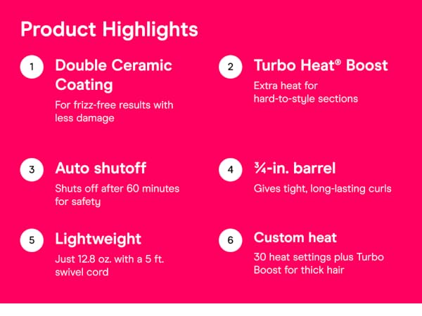 Product highlights