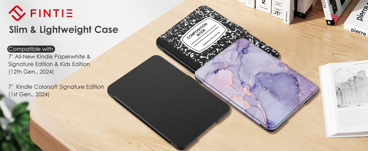 kindle paperwhite 2024 12th generation Colorsoft Signature 7 inch case cover slim shell lightweight