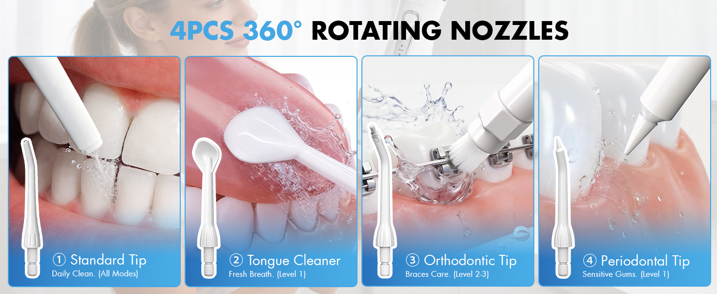 water picks for teeth cleaning and flossing