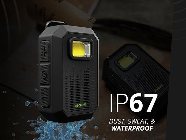 IP67 Dust, Sweat and Waterproof