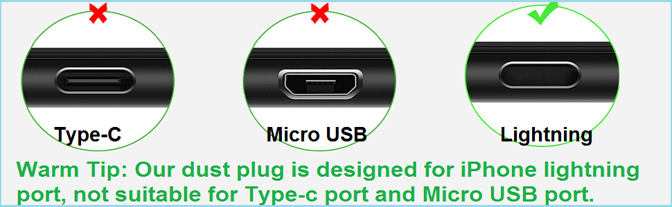 lightning port dust cover
