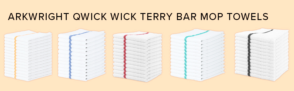 Qwick Wick Bar Mop Rags