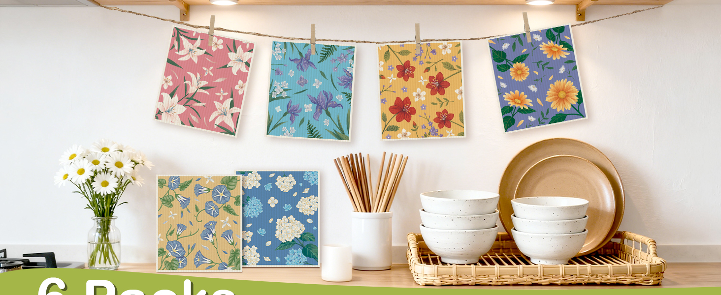 Swedish Dishcloths for Kitchen